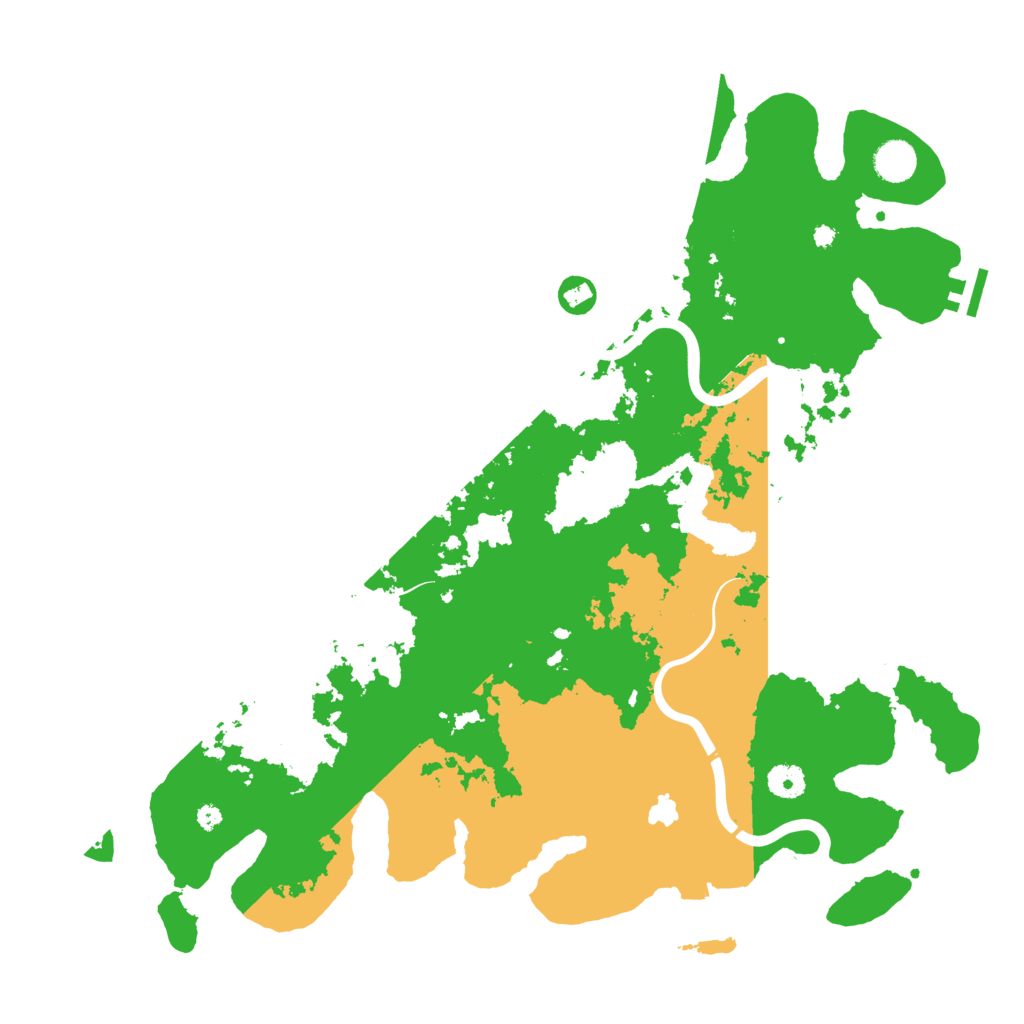 Biome Rust Map: Procedural Map, Size: 4250, Seed: 16207