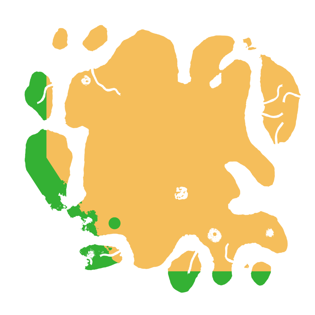 Biome Rust Map: Procedural Map, Size: 3500, Seed: 1266135469