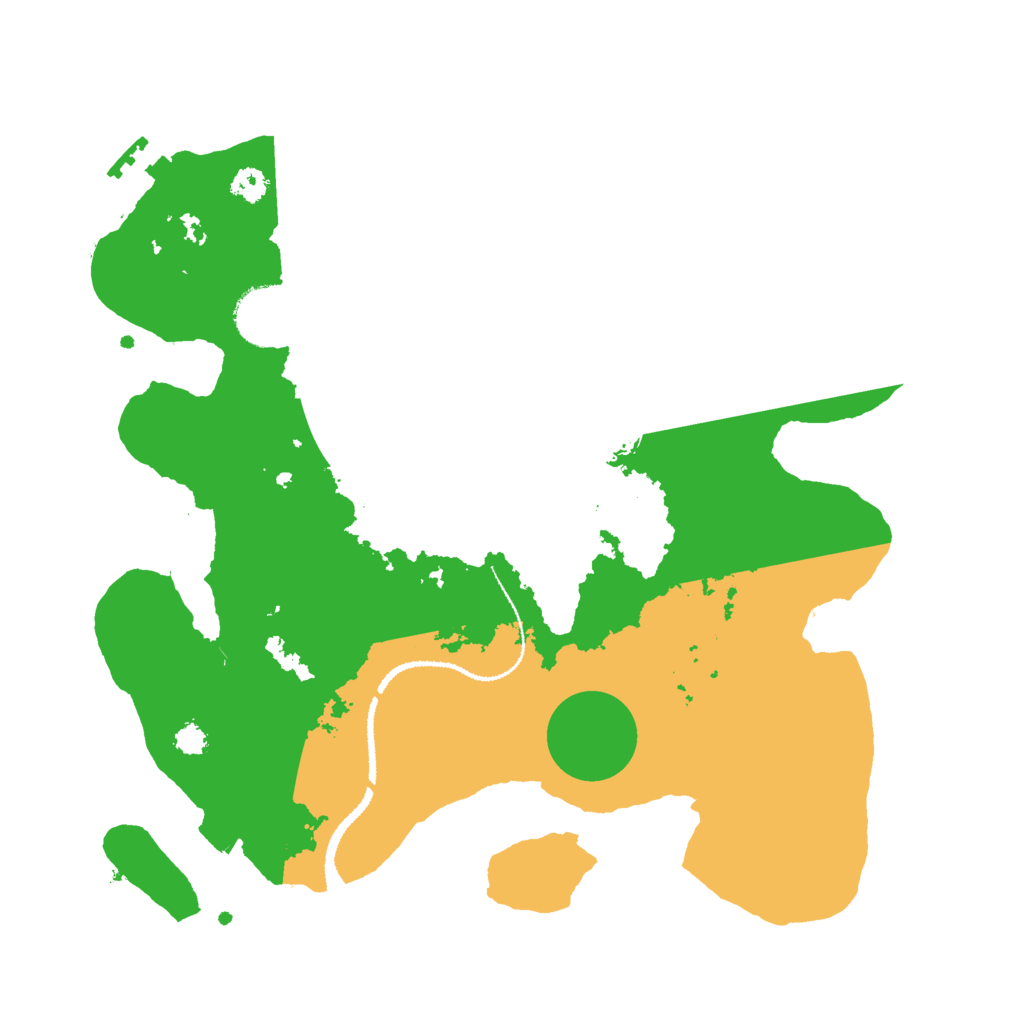 Biome Rust Map: Procedural Map, Size: 3000, Seed: 1814590928