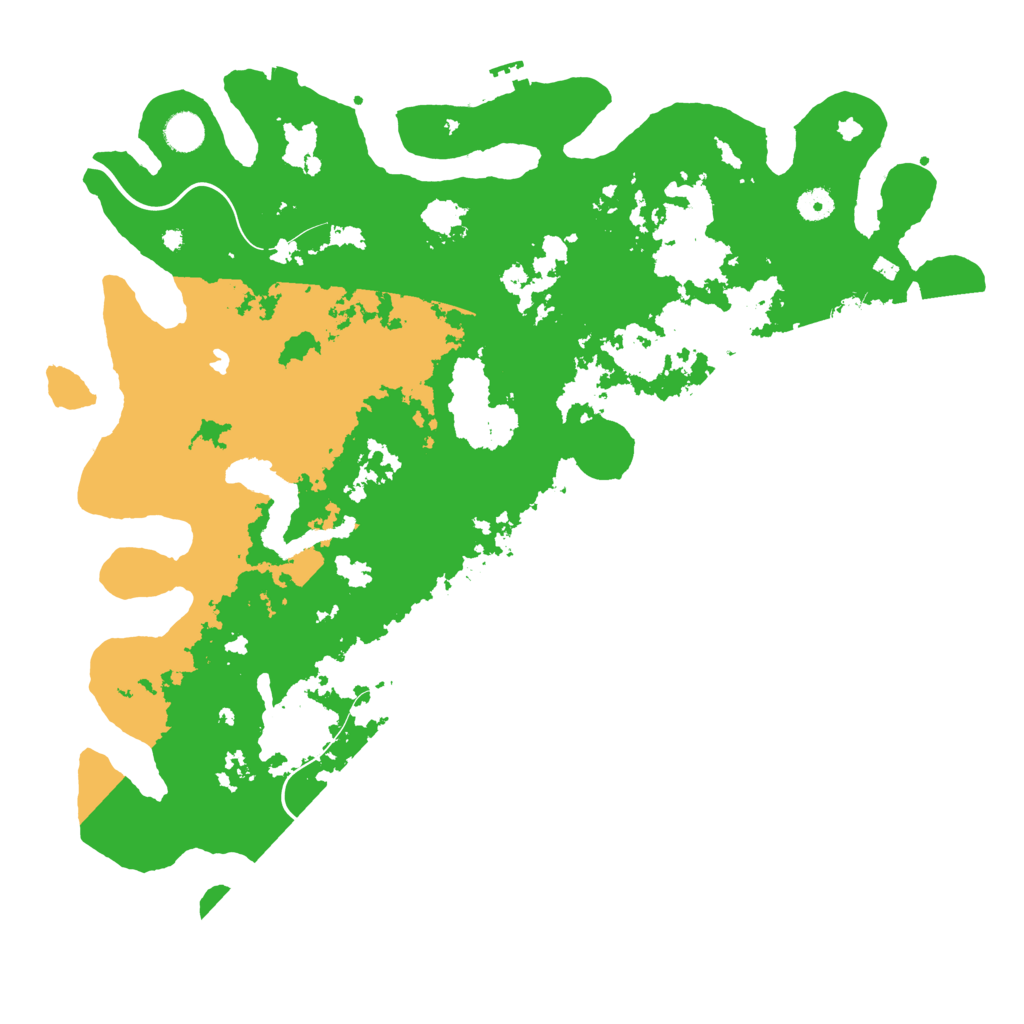 Biome Rust Map: Procedural Map, Size: 4500, Seed: 10698