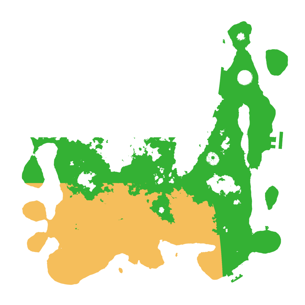 Biome Rust Map: Procedural Map, Size: 3600, Seed: 363474848