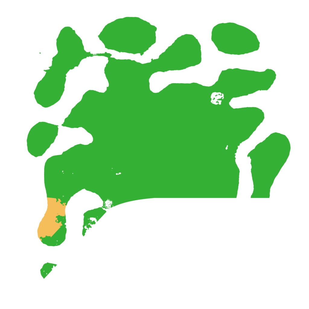 Biome Rust Map: Barren, Size: 3500, Seed: 1981