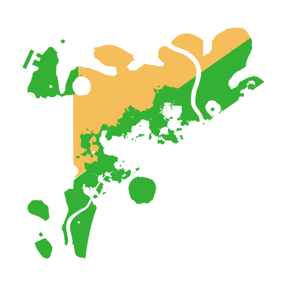 Biome Rust Map: Procedural Map, Size: 3000, Seed: 346364