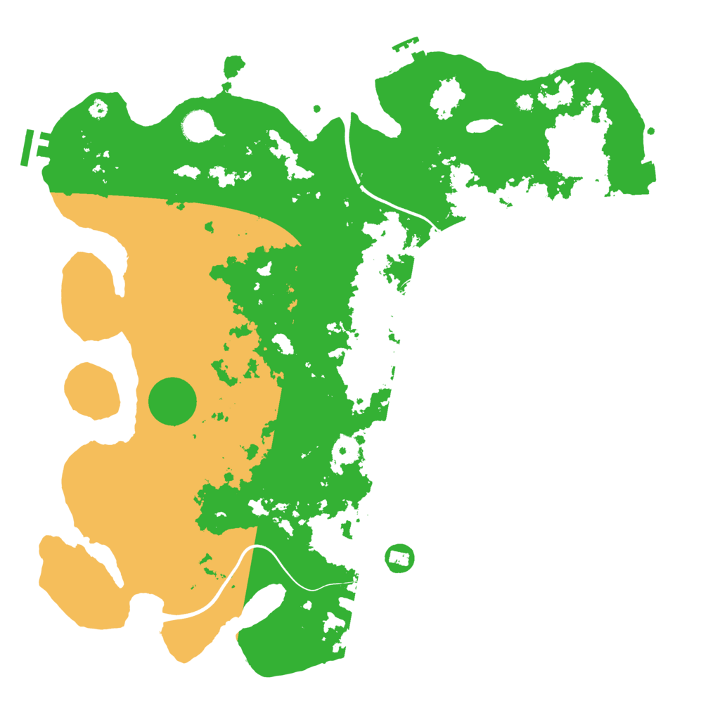 Biome Rust Map: Procedural Map, Size: 3950, Seed: 1351249588