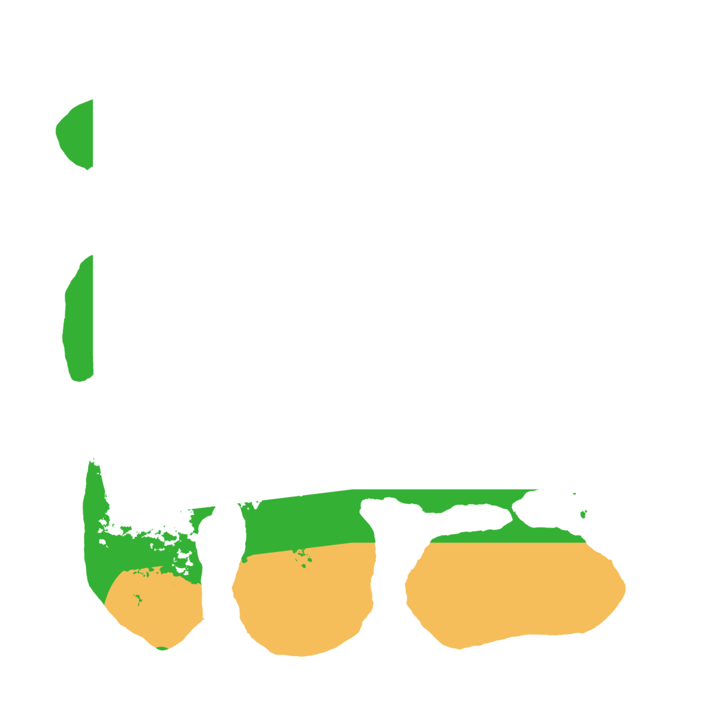 Biome Rust Map: Barren, Size: 3500, Seed: 13243455