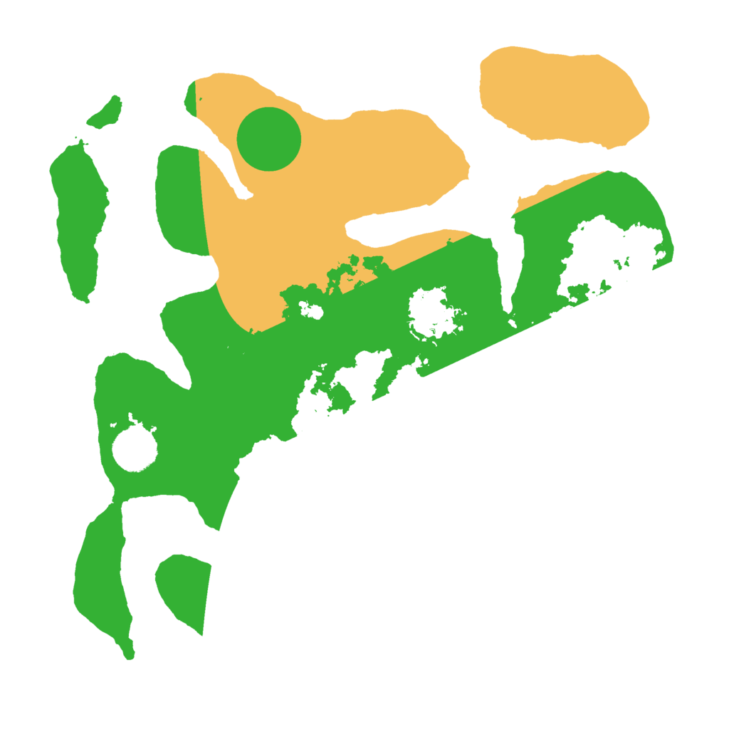 Biome Rust Map: Barren, Size: 3000, Seed: 13246579