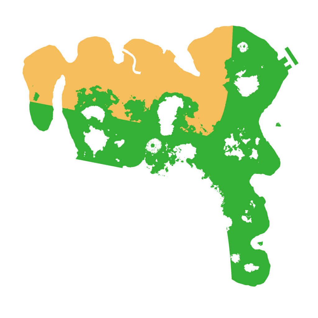 Biome Rust Map: Procedural Map, Size: 3250, Seed: 6738