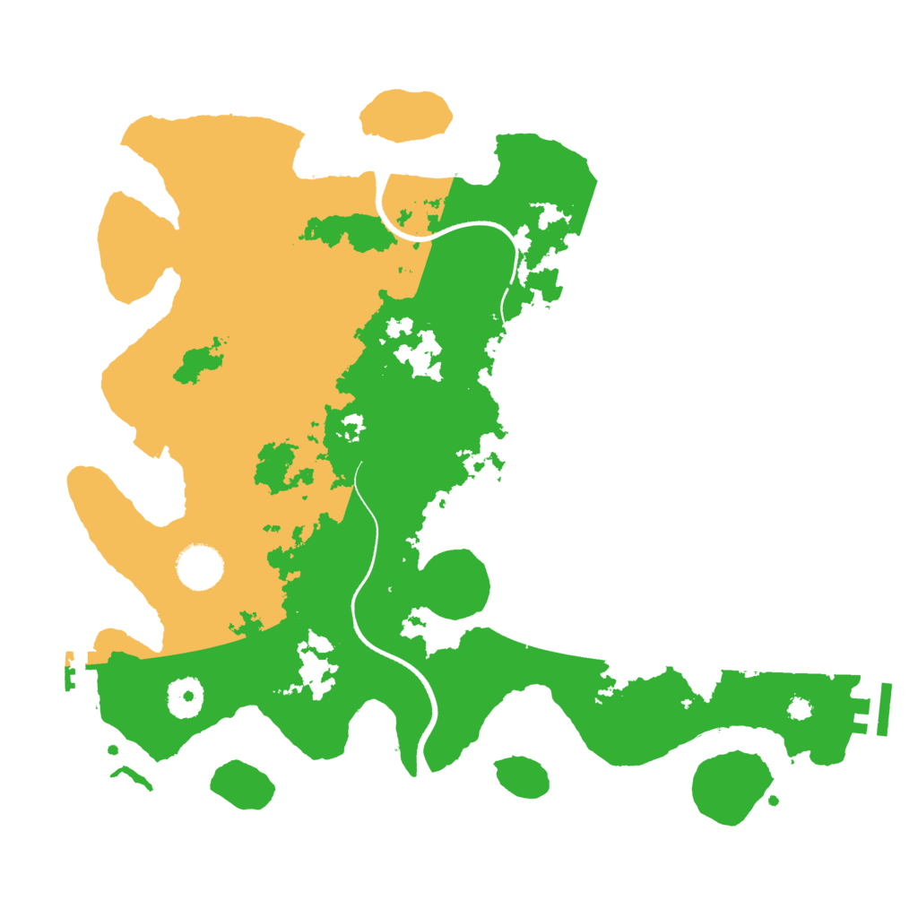 Biome Rust Map: Procedural Map, Size: 3500, Seed: 921075730
