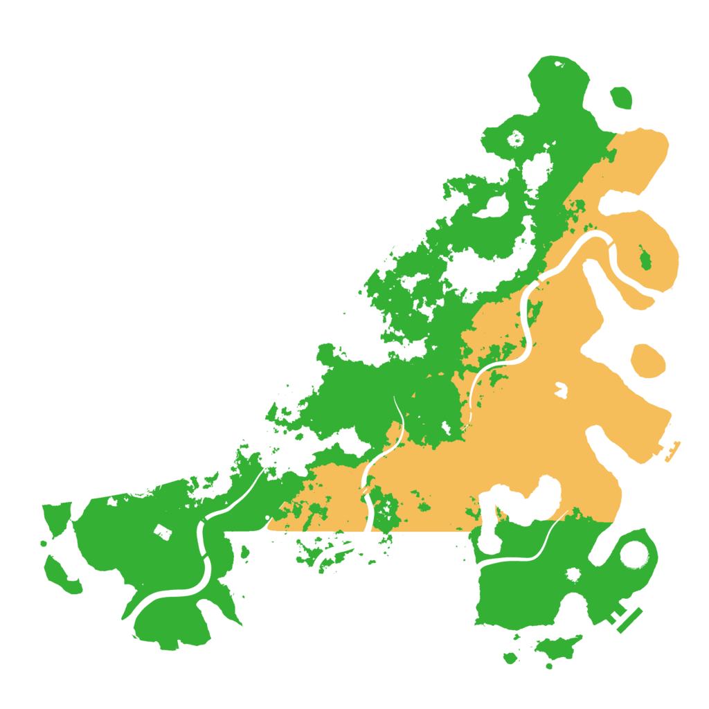 Biome Rust Map: Procedural Map, Size: 4500, Seed: 854278563