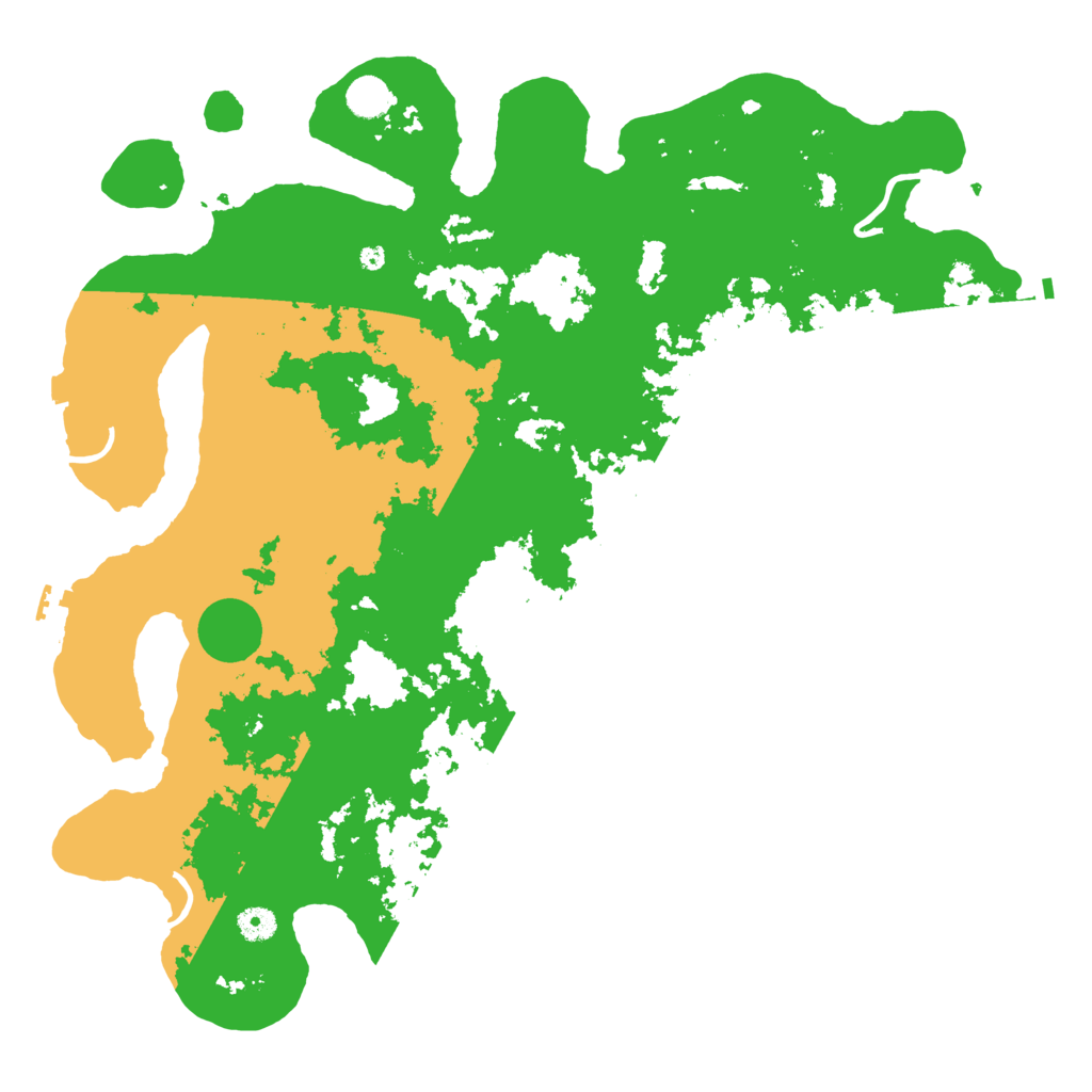 Biome Rust Map: Procedural Map, Size: 4500, Seed: 774245