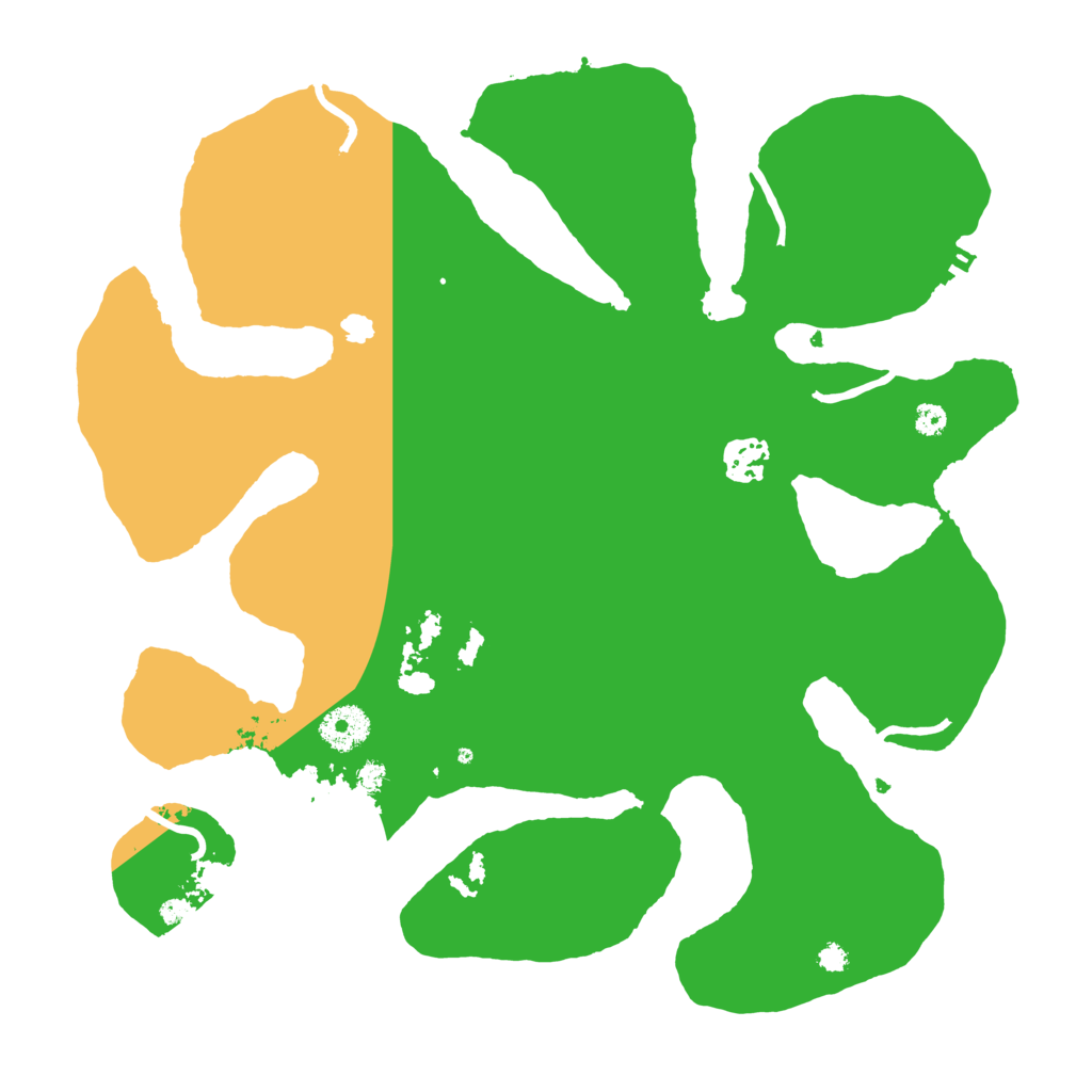 Biome Rust Map: Procedural Map, Size: 3500, Seed: 694584567