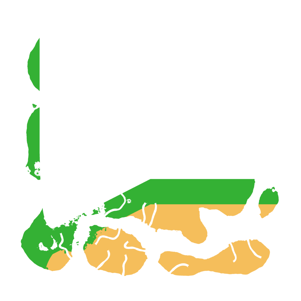 Biome Rust Map: Procedural Map, Size: 3500, Seed: 137386