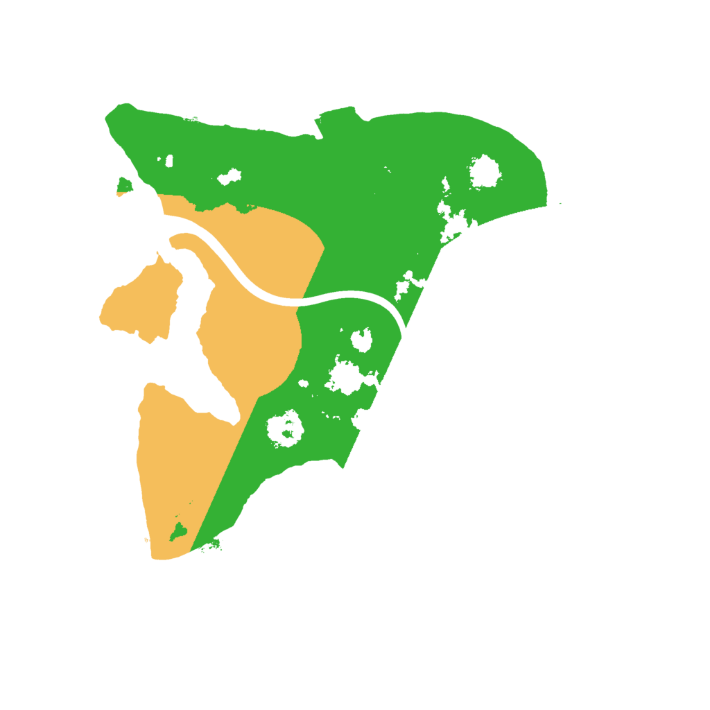 Biome Rust Map: Procedural Map, Size: 2000, Seed: 500500