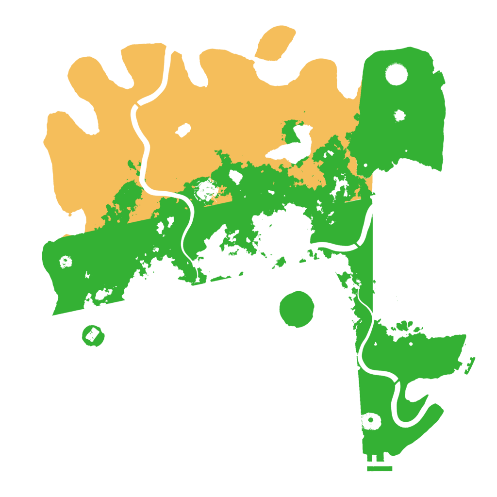 Biome Rust Map: Procedural Map, Size: 4000, Seed: 3293233