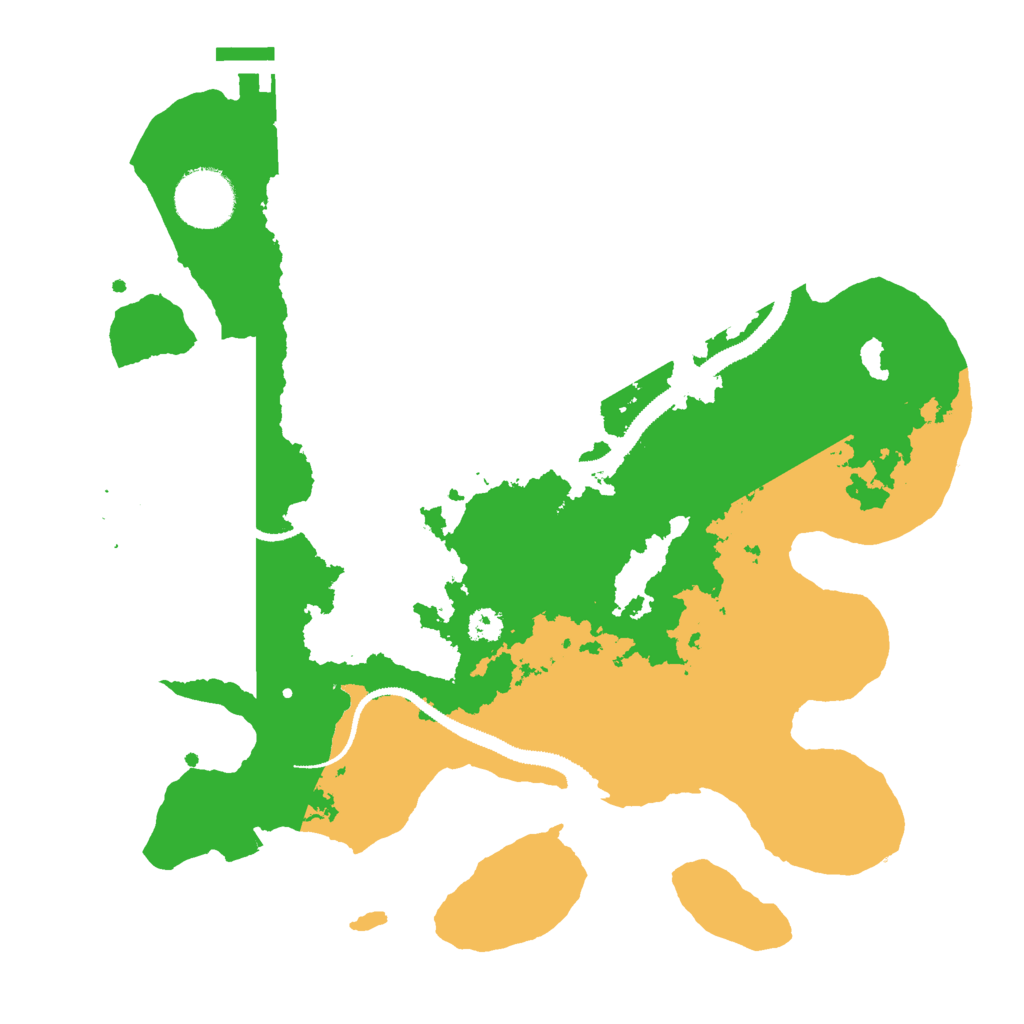 Biome Rust Map: Procedural Map, Size: 3000, Seed: 528775796