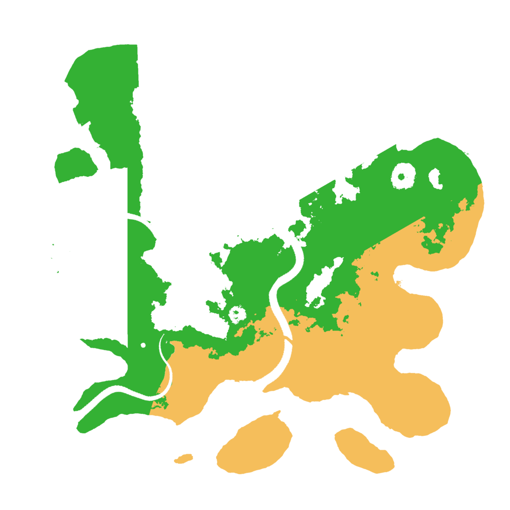 Biome Rust Map: Procedural Map, Size: 3000, Seed: 528775796