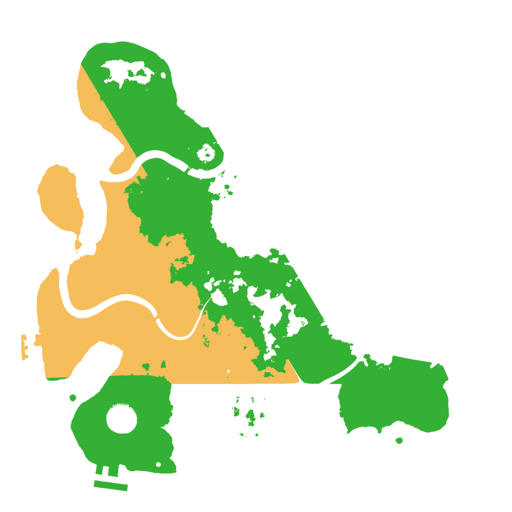 Biome Rust Map: Procedural Map, Size: 3069, Seed: 1347303201