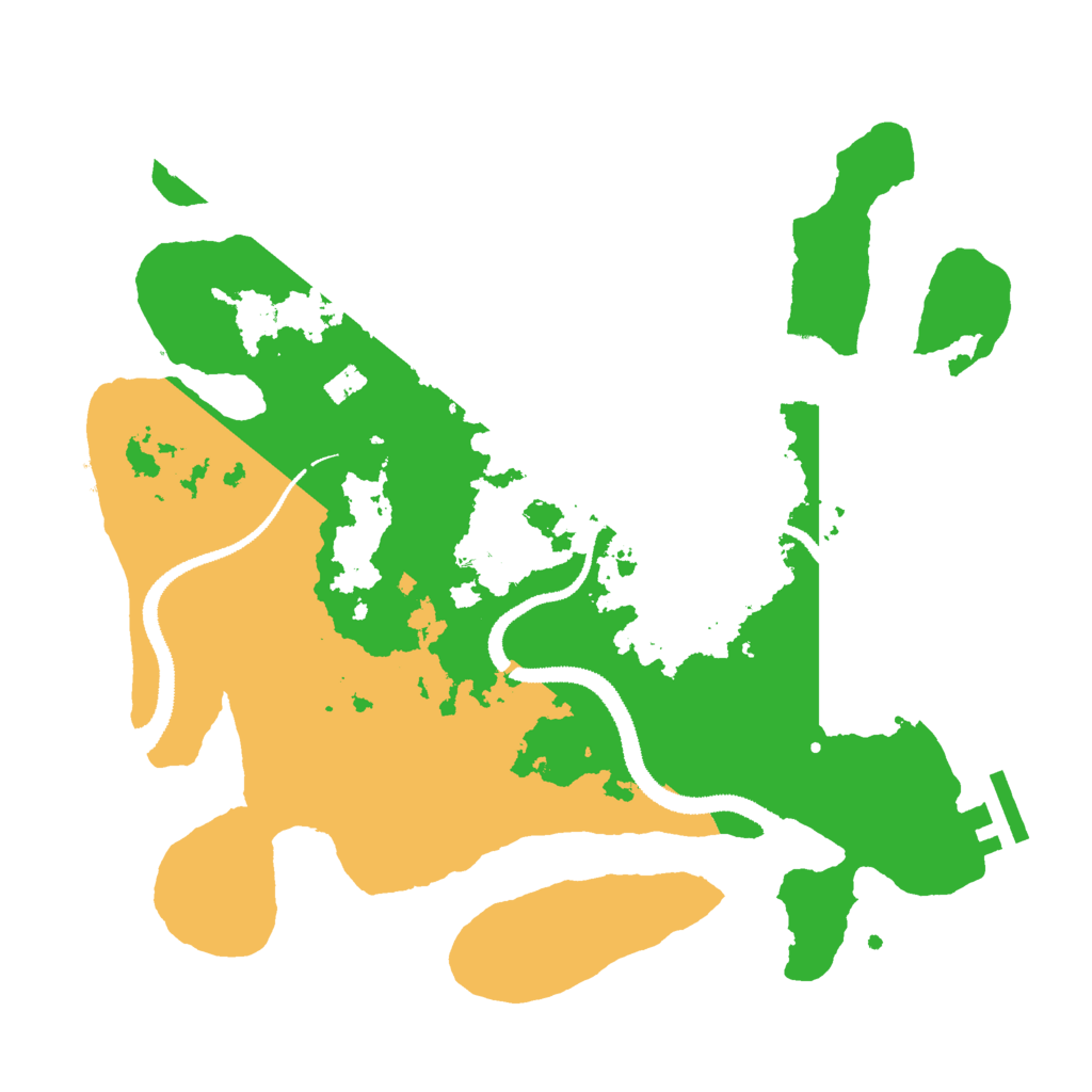 Biome Rust Map: Procedural Map, Size: 3000, Seed: 5462193