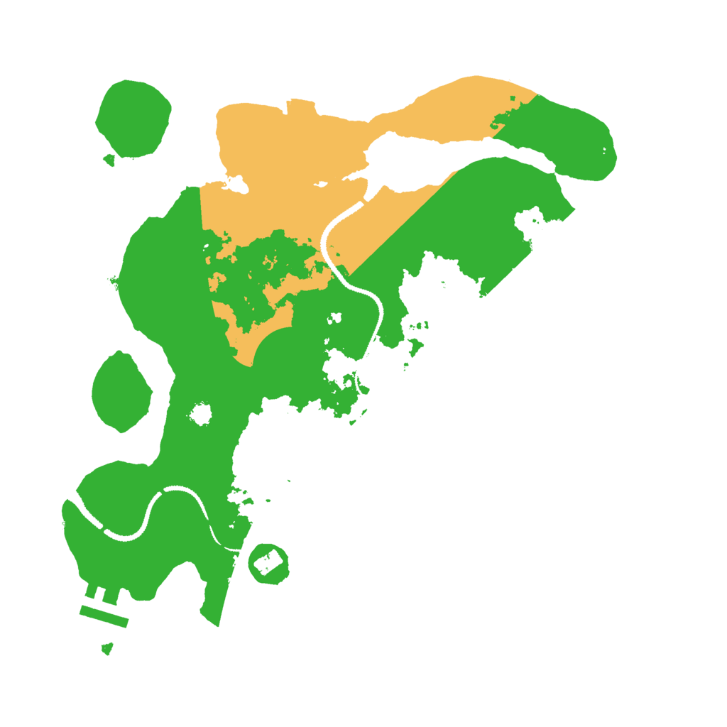 Biome Rust Map: Procedural Map, Size: 3000, Seed: 1650446828