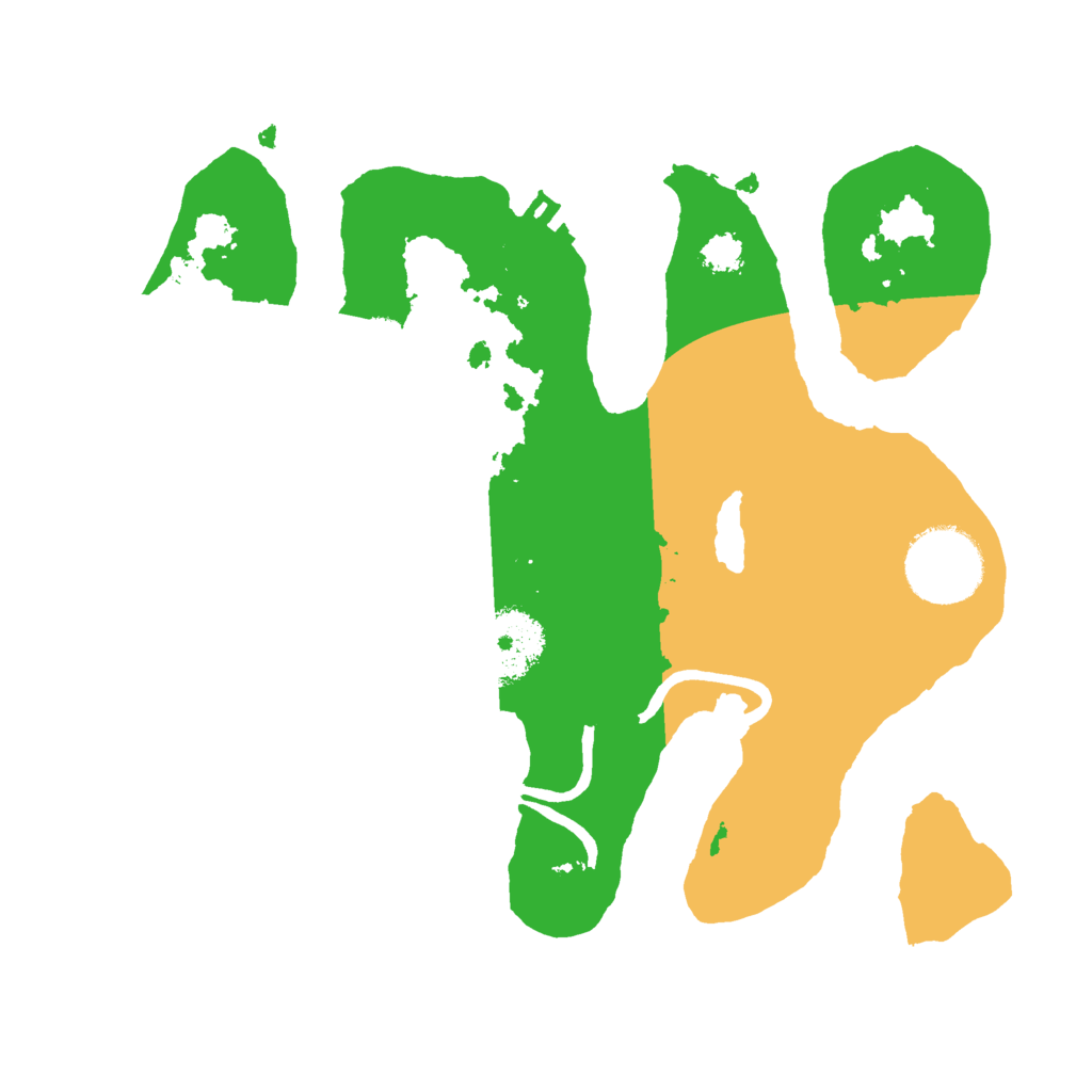 Biome Rust Map: Procedural Map, Size: 2500, Seed: 2468