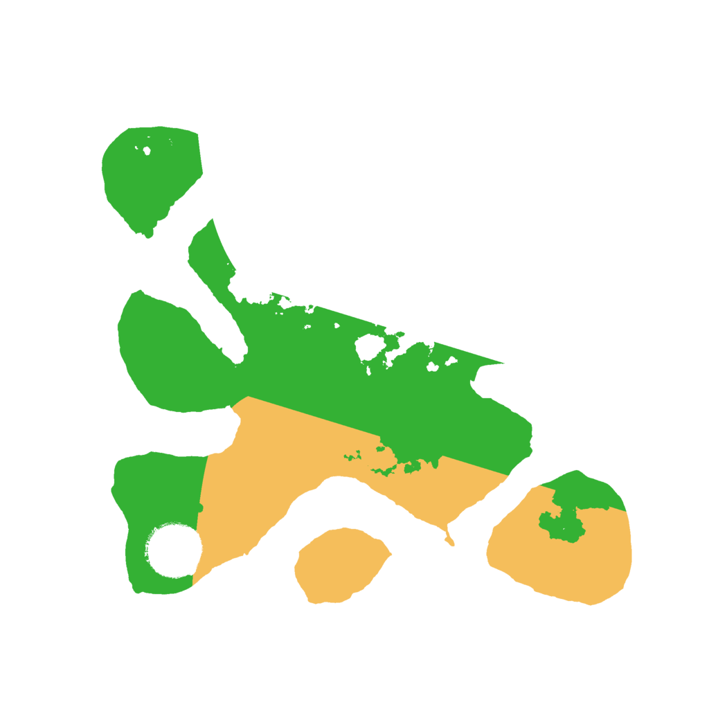 Biome Rust Map: Barren, Size: 2300, Seed: 13825