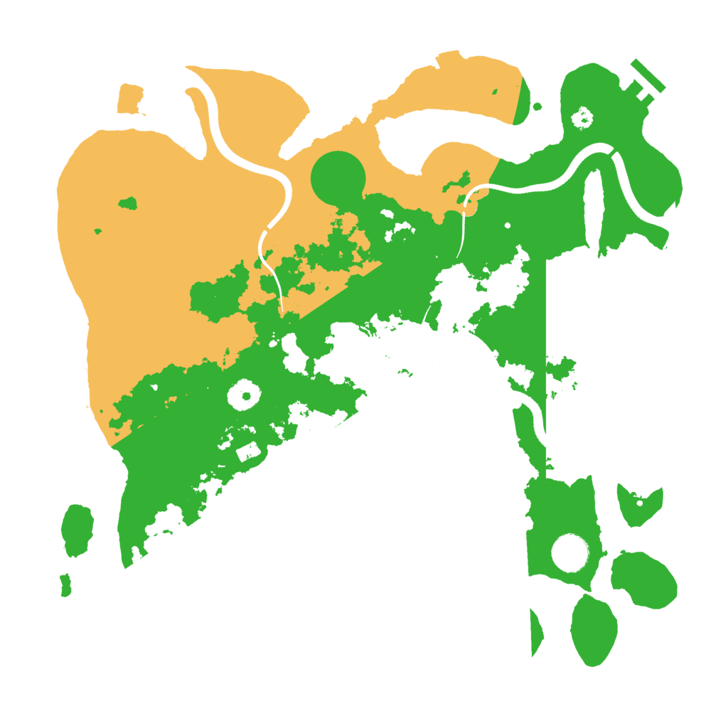 Biome Rust Map: Procedural Map, Size: 3500, Seed: 1595632053