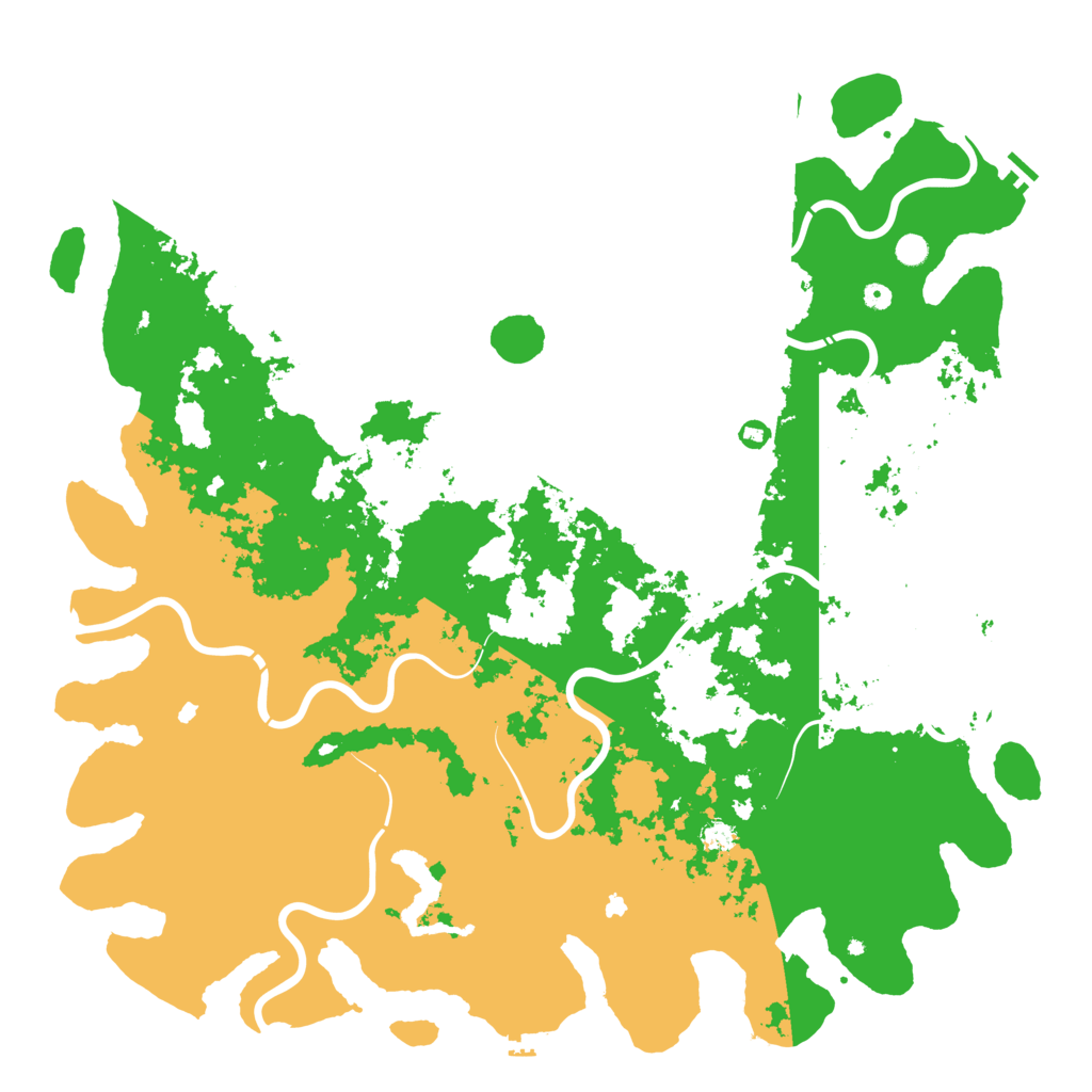 Biome Rust Map: Procedural Map, Size: 6000, Seed: 1600917121