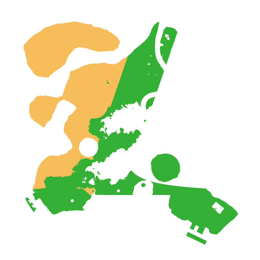 Biome Rust Map: Procedural Map, Size: 2500, Seed: 180402