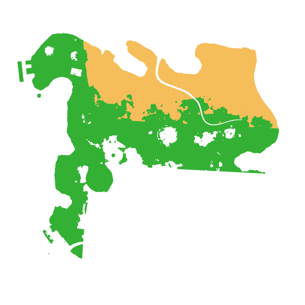 Biome Rust Map: Procedural Map, Size: 3000, Seed: 1886066935