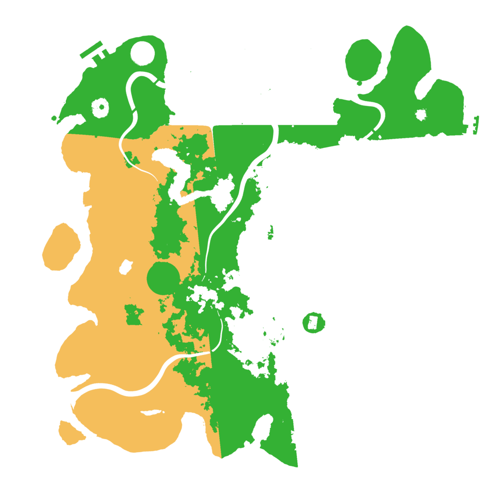 Biome Rust Map: Procedural Map, Size: 4000, Seed: 3145123