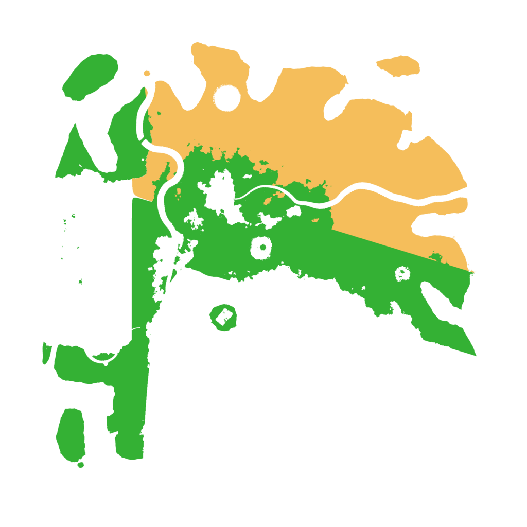 Biome Rust Map: Procedural Map, Size: 3500, Seed: 13573