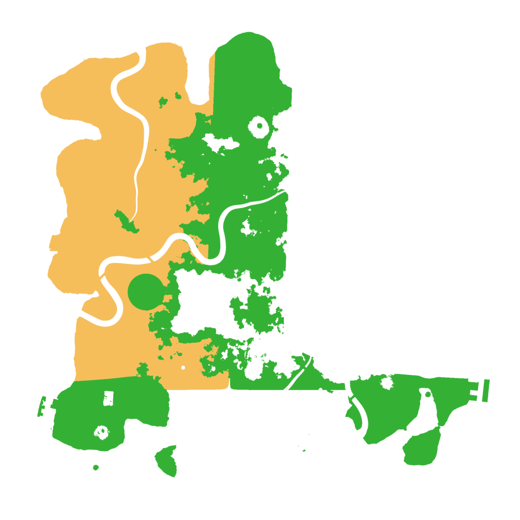 Biome Rust Map: Procedural Map, Size: 3750, Seed: 2016768270