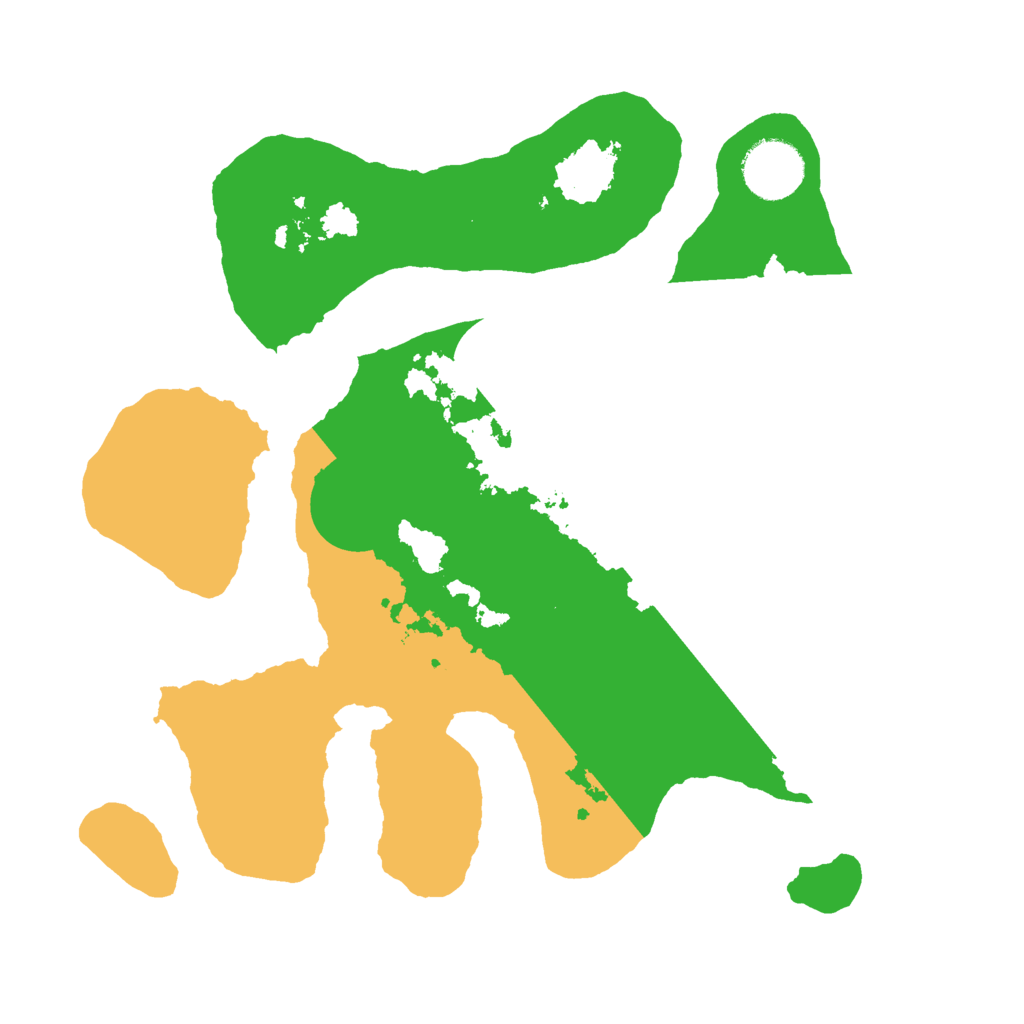 Biome Rust Map: Barren, Size: 3000, Seed: 412673