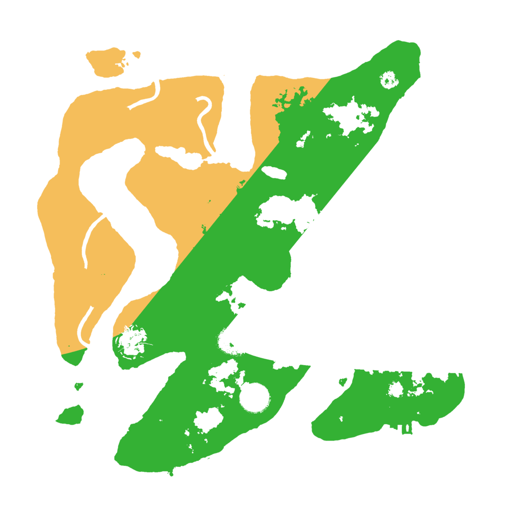 Biome Rust Map: Procedural Map, Size: 3000, Seed: 1512805