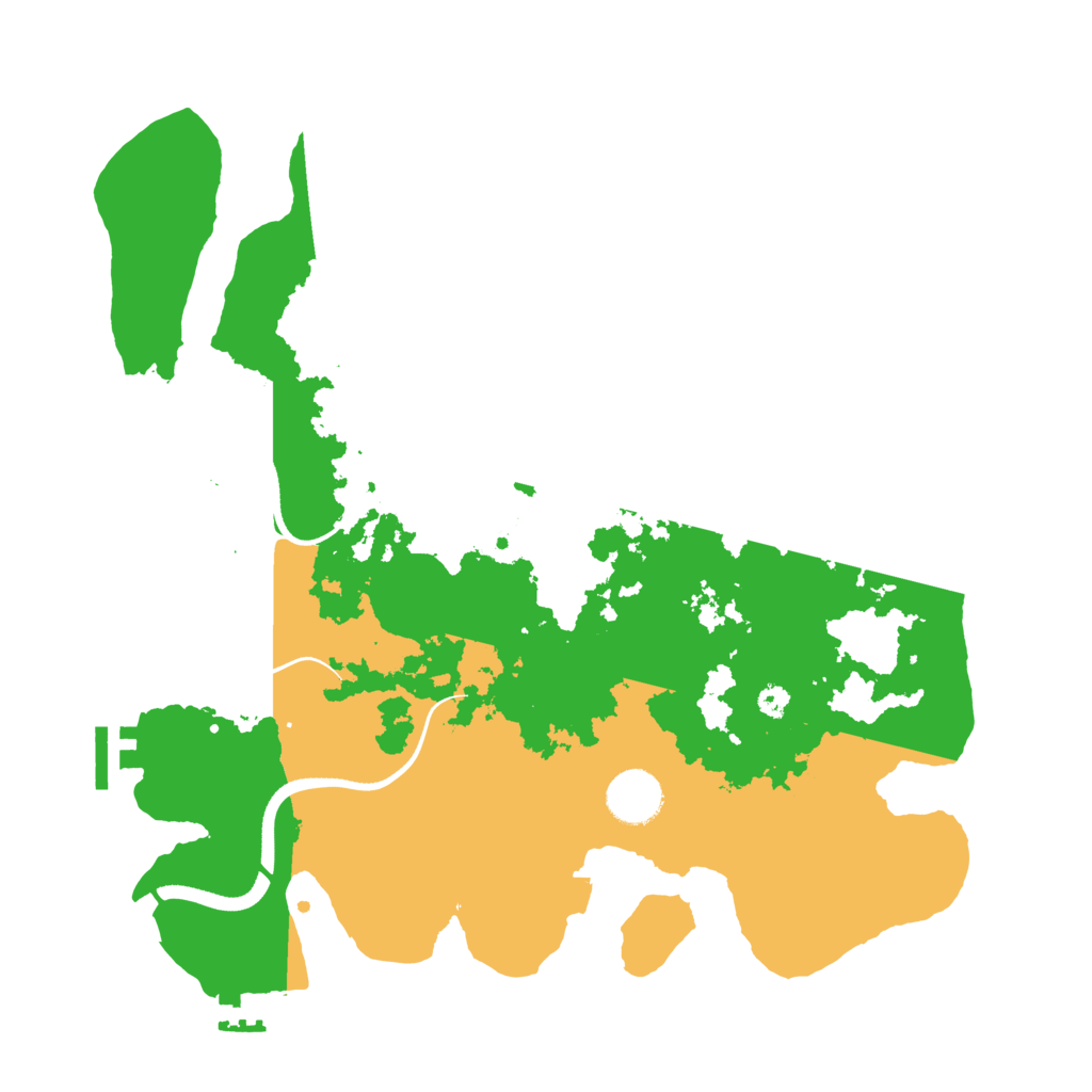 Biome Rust Map: Procedural Map, Size: 3500, Seed: 807022216
