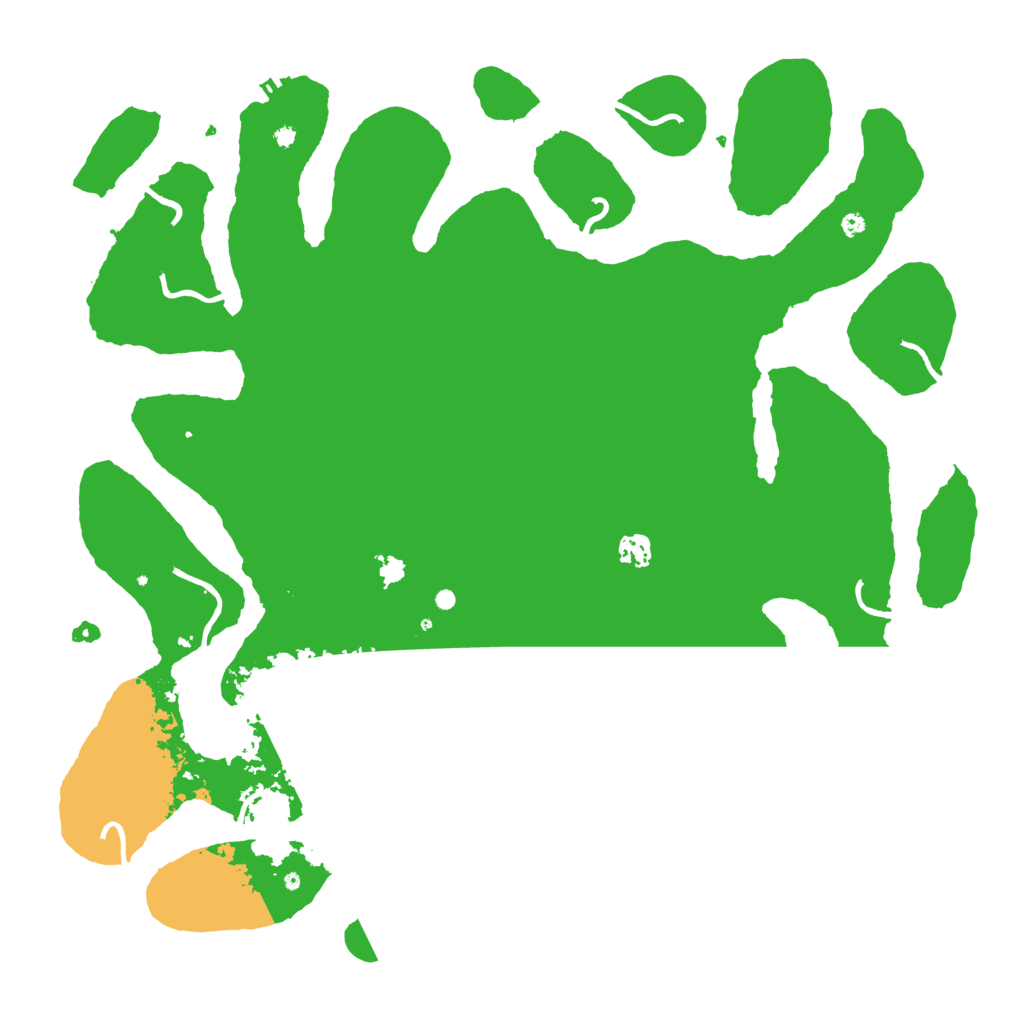 Biome Rust Map: Procedural Map, Size: 4500, Seed: 4256245