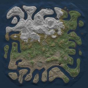 Thumbnail Rust Map: Procedural Map, Size: 5000, Seed: 1953, 15 Monuments