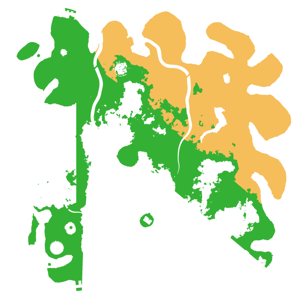 Biome Rust Map: Procedural Map, Size: 4000, Seed: 55004