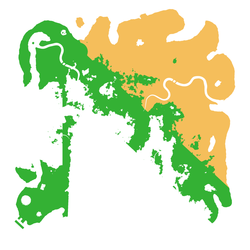 Biome Rust Map: Procedural Map, Size: 4500, Seed: 686085586