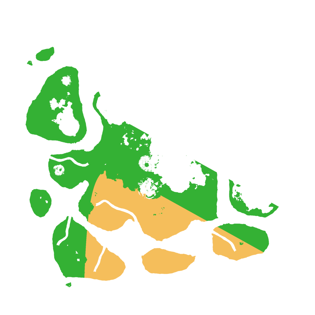 Biome Rust Map: Procedural Map, Size: 3000, Seed: 534245109