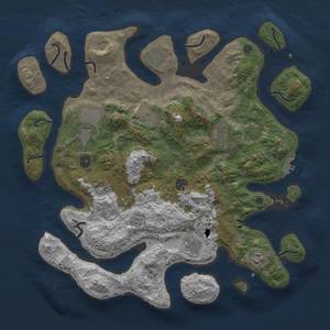 Thumbnail Rust Map: Procedural Map, Size: 4200, Seed: 6738, 14 Monuments