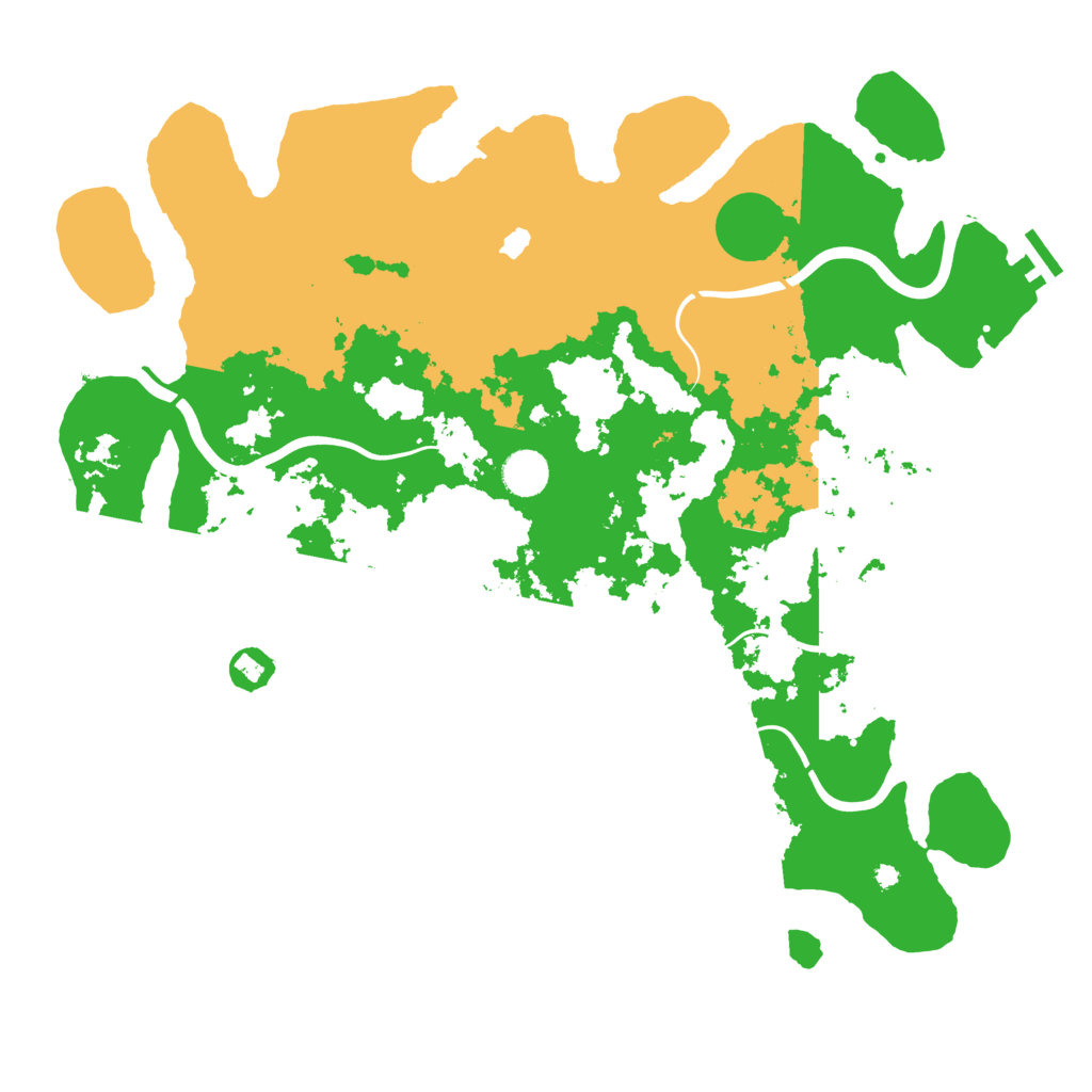 Biome Rust Map: Procedural Map, Size: 4200, Seed: 6738