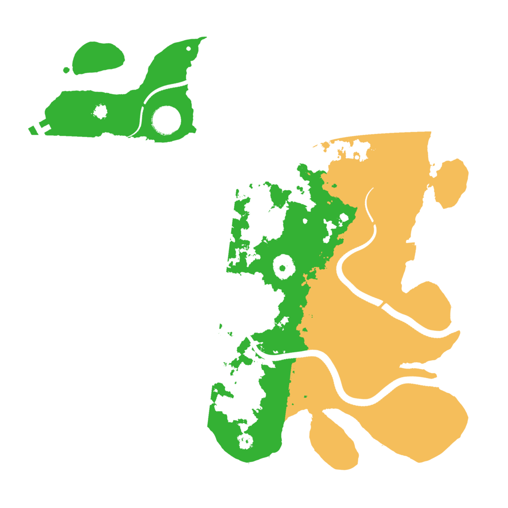 Biome Rust Map: Procedural Map, Size: 3300, Seed: 1579783968