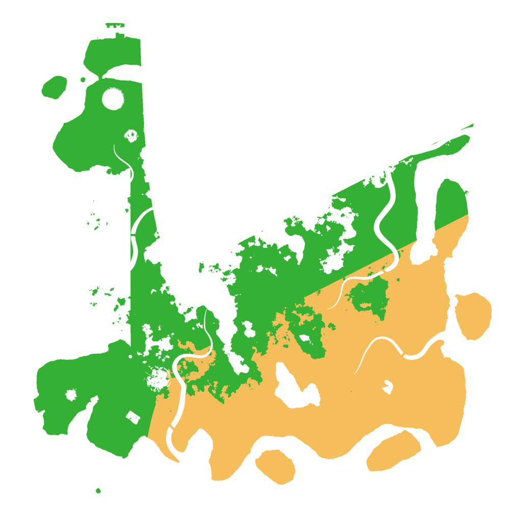 Biome Rust Map: Procedural Map, Size: 4200, Seed: 523697