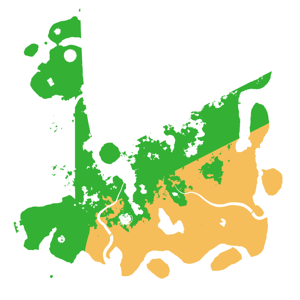 Biome Rust Map: Procedural Map, Size: 4200, Seed: 523697