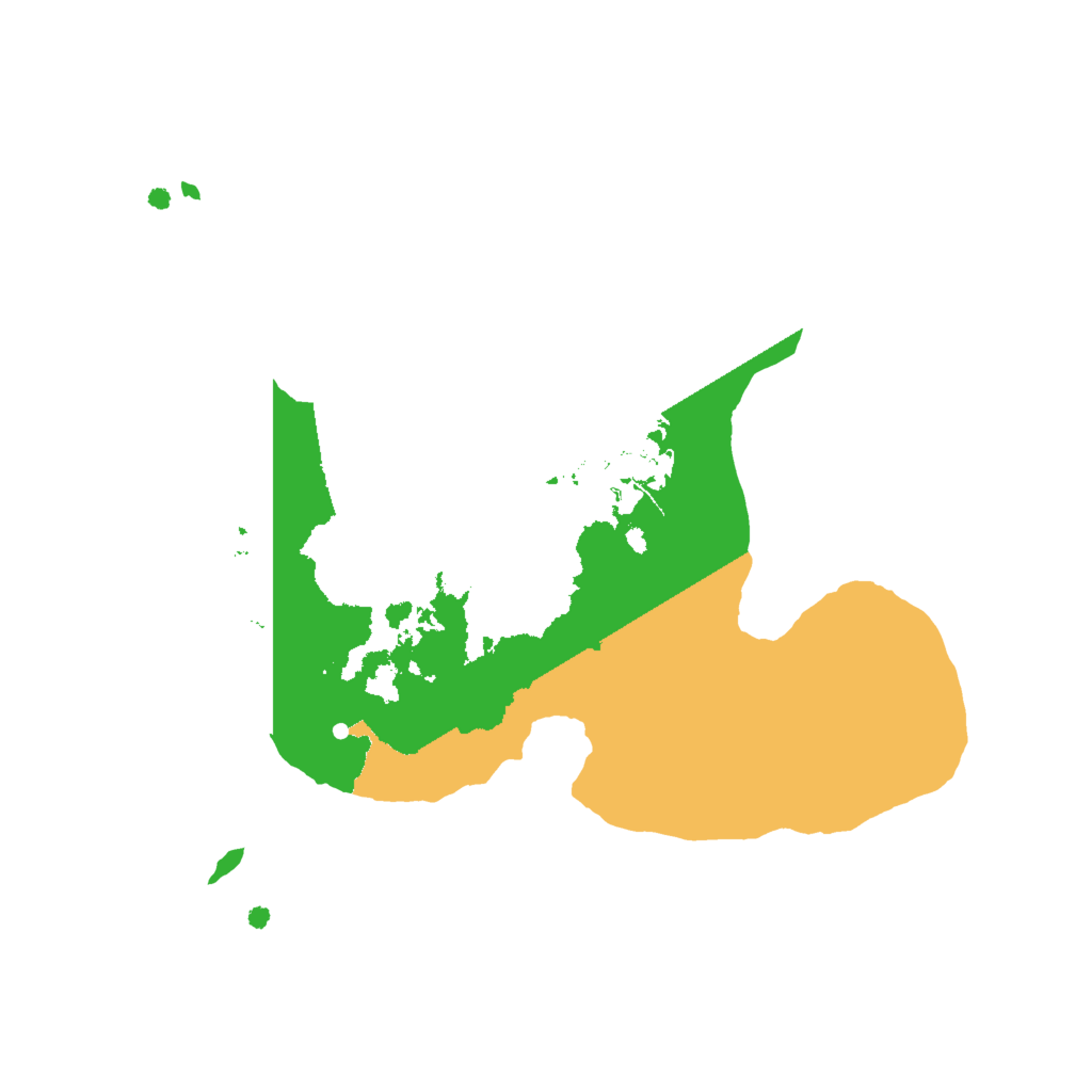 Biome Rust Map: Procedural Map, Size: 2000, Seed: 32874834