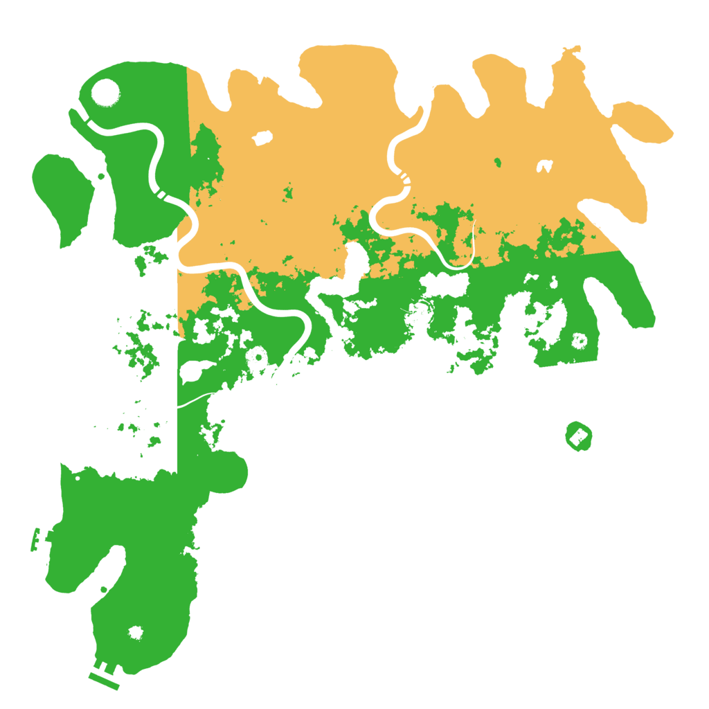 Biome Rust Map: Procedural Map, Size: 4500, Seed: 60756622