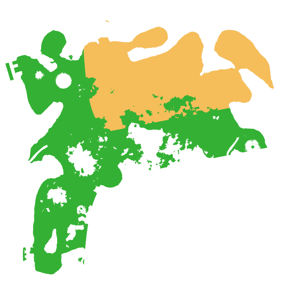 Biome Rust Map: Procedural Map, Size: 3500, Seed: 20210714