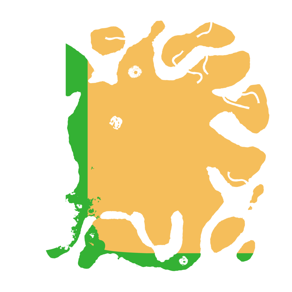 Biome Rust Map: Procedural Map, Size: 3500, Seed: 7480585