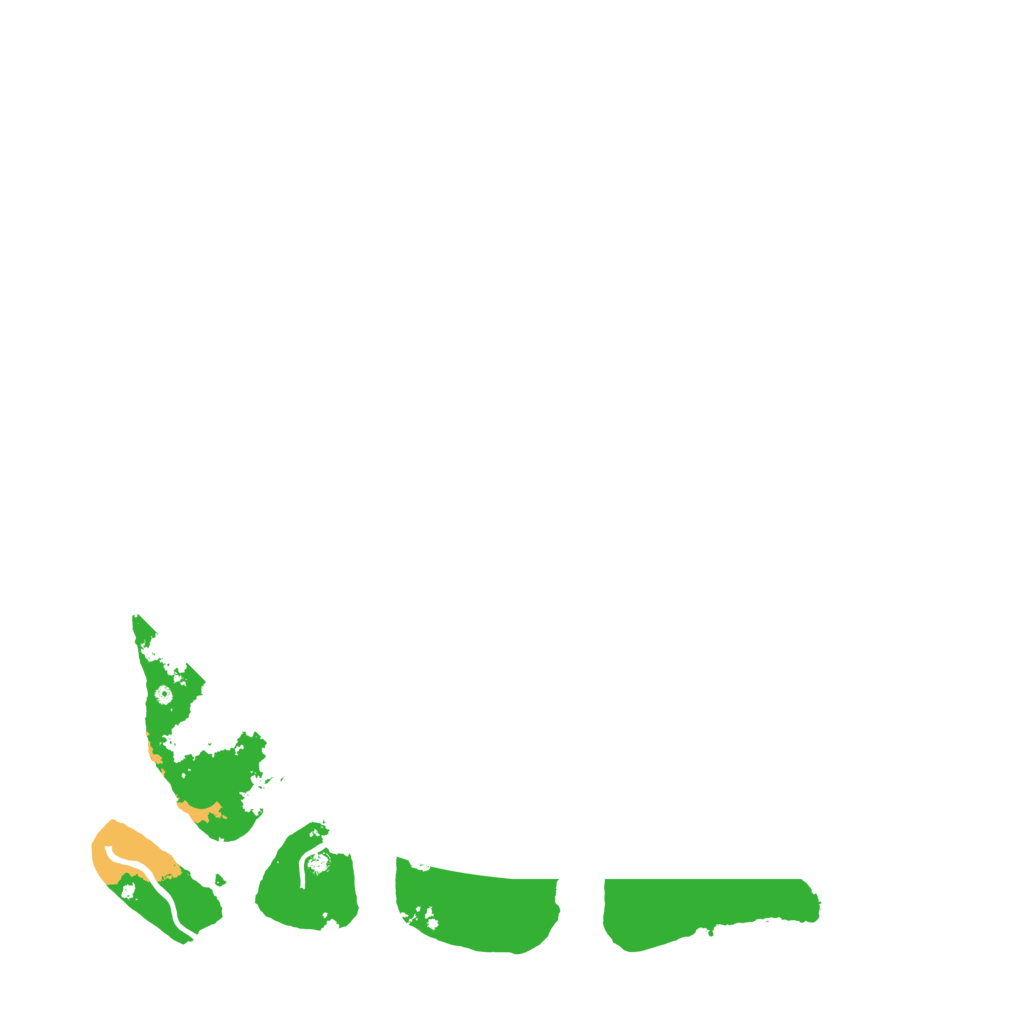 Biome Rust Map: Procedural Map, Size: 4250, Seed: 26542